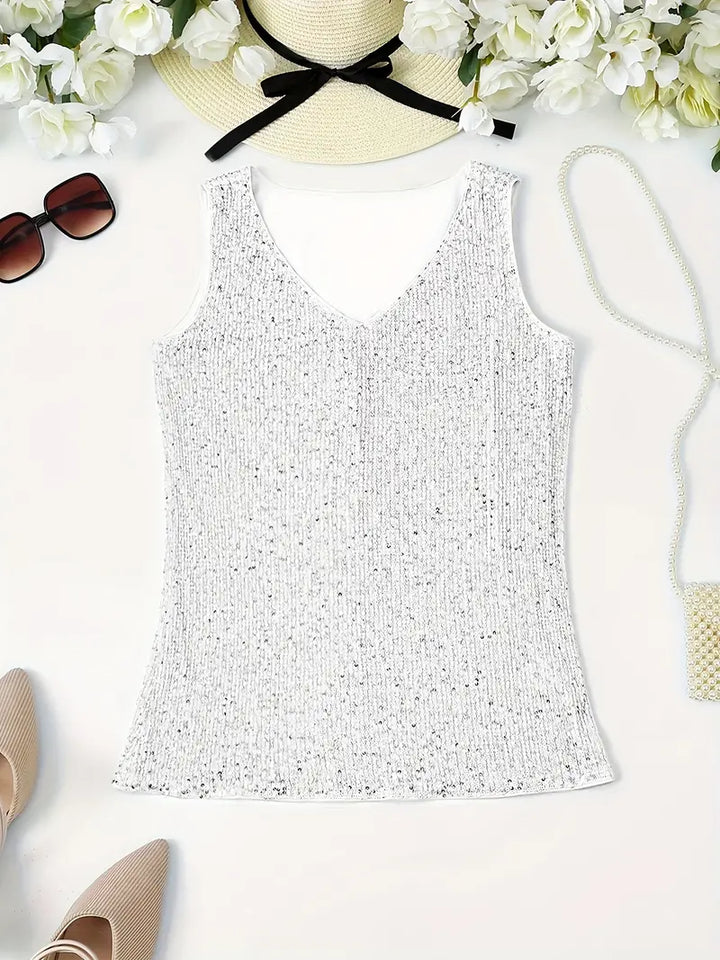 Mune Fashion | Sleeveless Top with Sequins