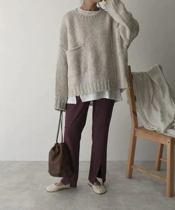 Mune | Oversized comfortable pullover with pocket