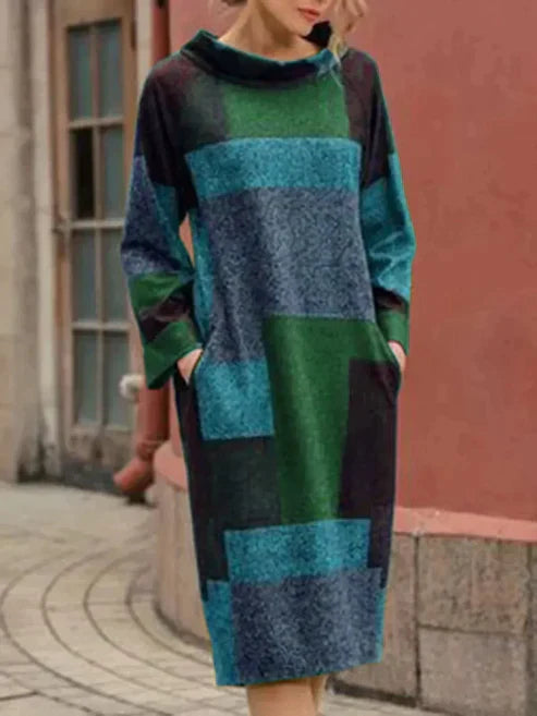 Mune | Casual Mid-Length Dress In Vintage Look