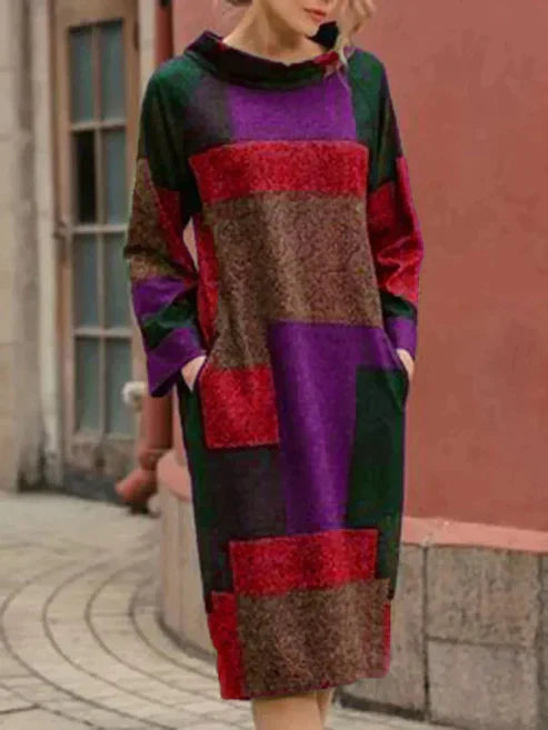 Mune | Casual Mid-Length Dress In Vintage Look
