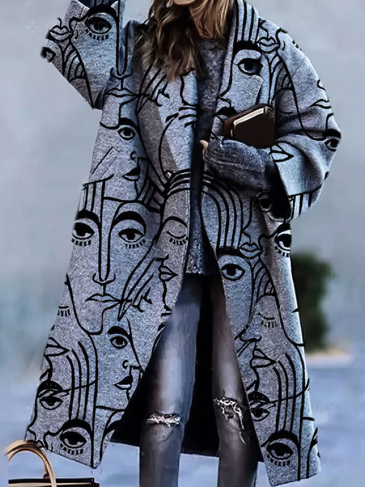 Mune | Coat with lapels and long sleeves