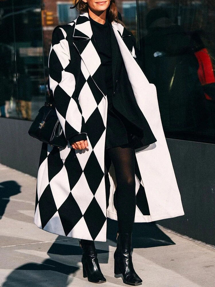 Mune | Coat with lapels and long sleeves