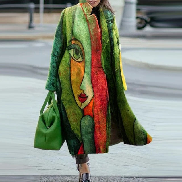 Mune | Coat with lapels and long sleeves