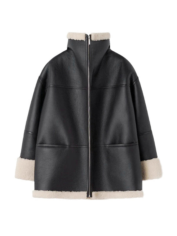 Mune | Women's Warm Winter Jacket with Fur Collar and Soft Lining