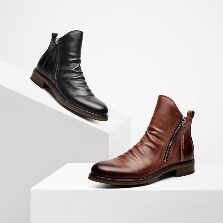 Mune | Casual Autumn Stylish Boots with Zipper for Men