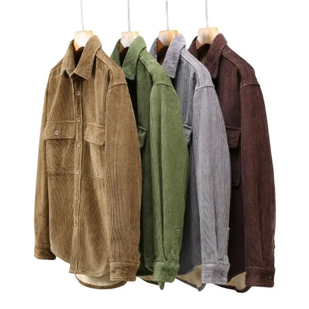 Mune | Corduroy Shirt Men Winter