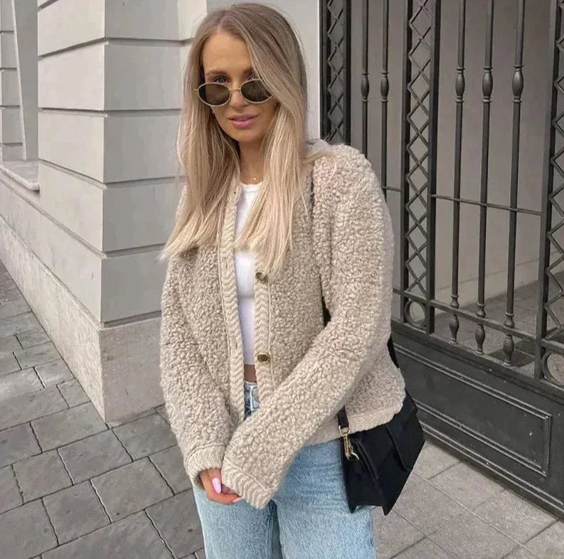 Mune | Women's Teddy Vest with Buttons and Long Sleeves
