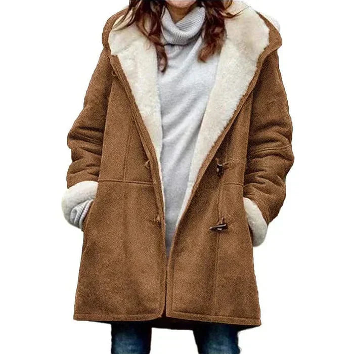 Mune | Jacket with hood made of soft fabric