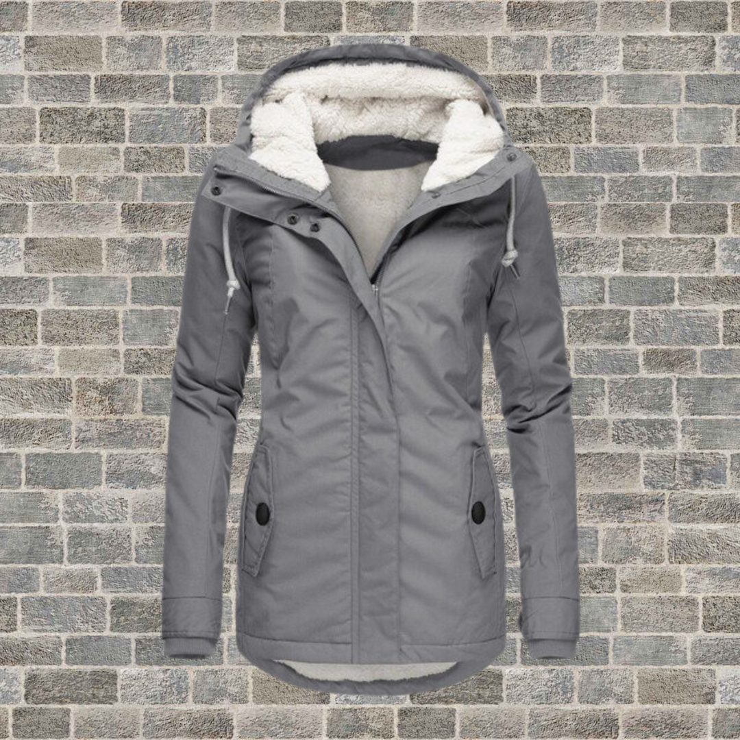 Mune | Long Winter Jacket Women with Hood - Women's Winter Clothing