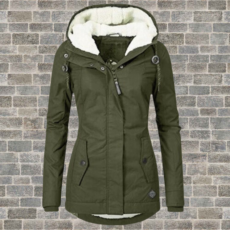 Mune | Long Winter Jacket Women with Hood Women's Winter Clothing