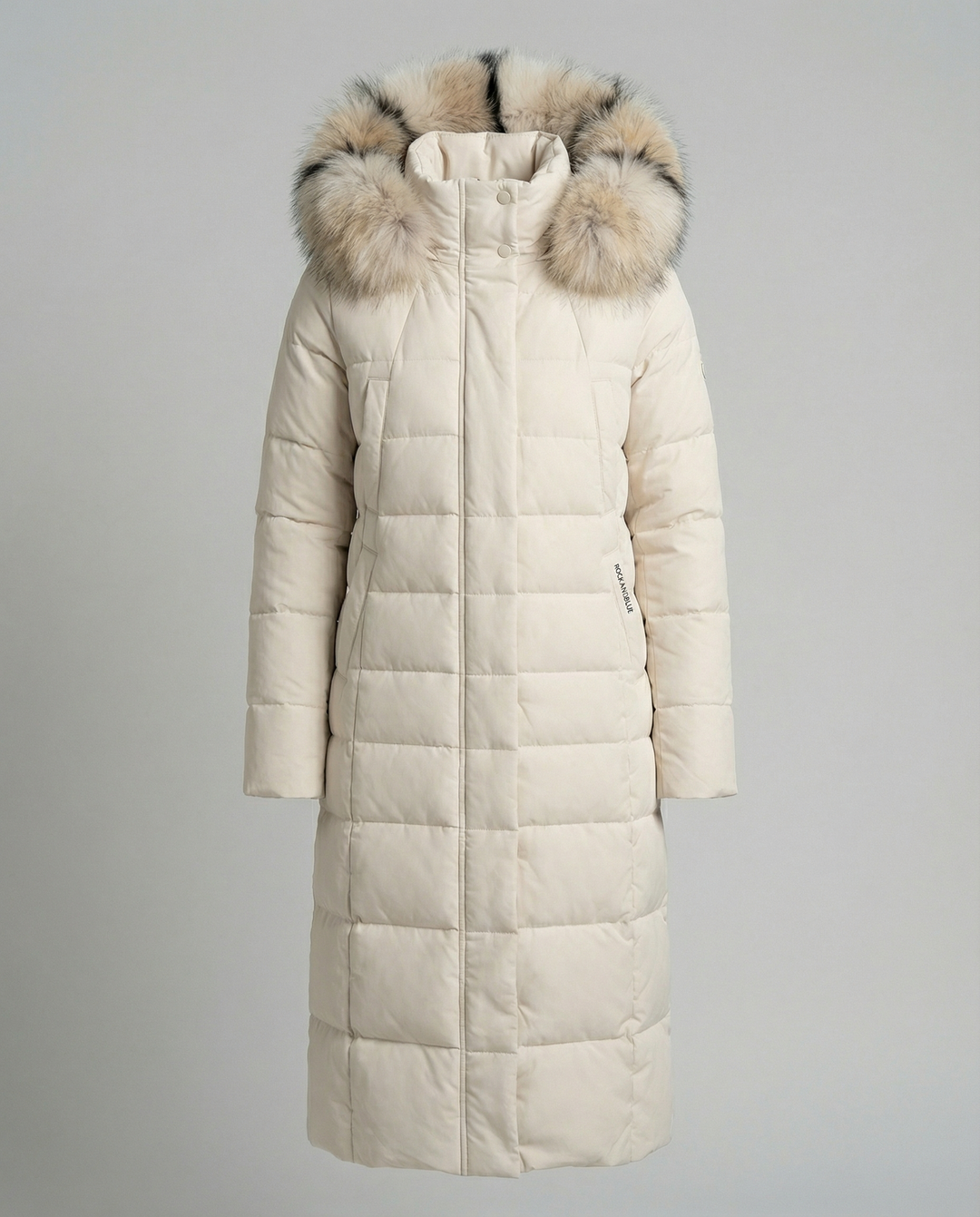 Padded women's down coat