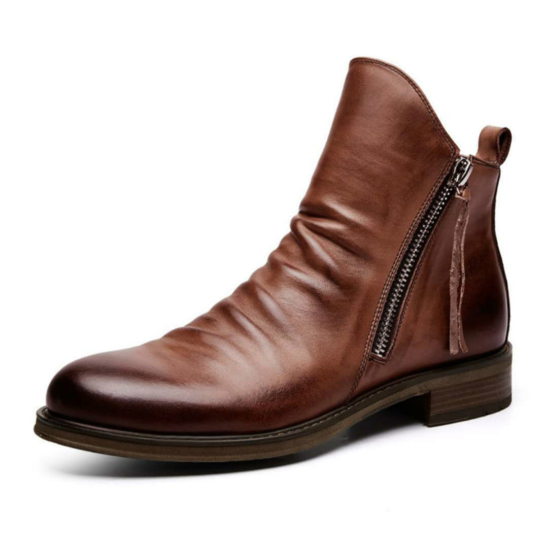 Mune | Casual Autumn Stylish Boots with Zipper for Men