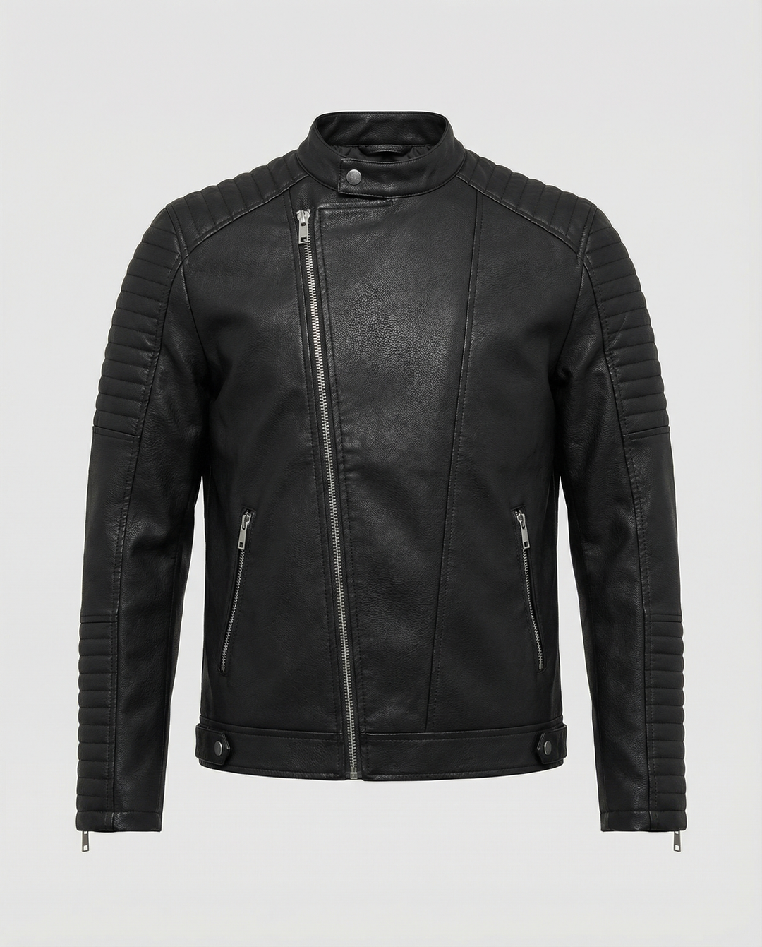 Elegant Tailored Leather Jacket Women