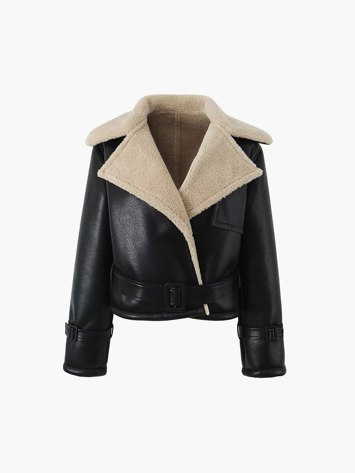 Mune | Blessed Sherpa Lined Lambskin Flight Jacket