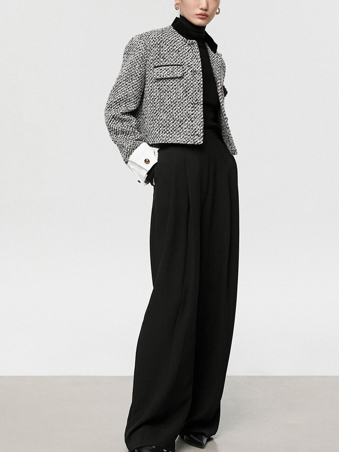 Mune | Boucle Crop Blazer