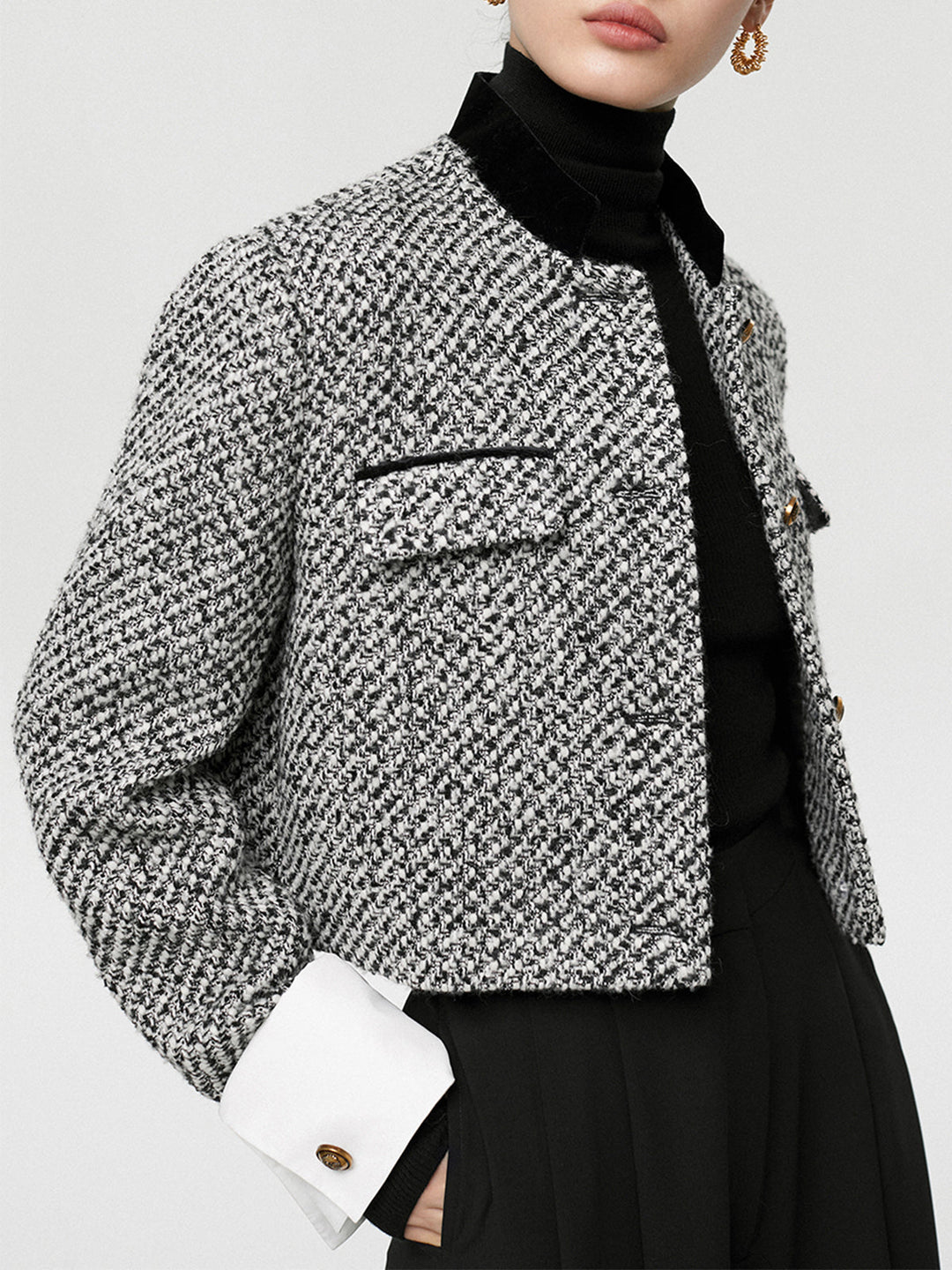 Mune | Boucle Crop Blazer