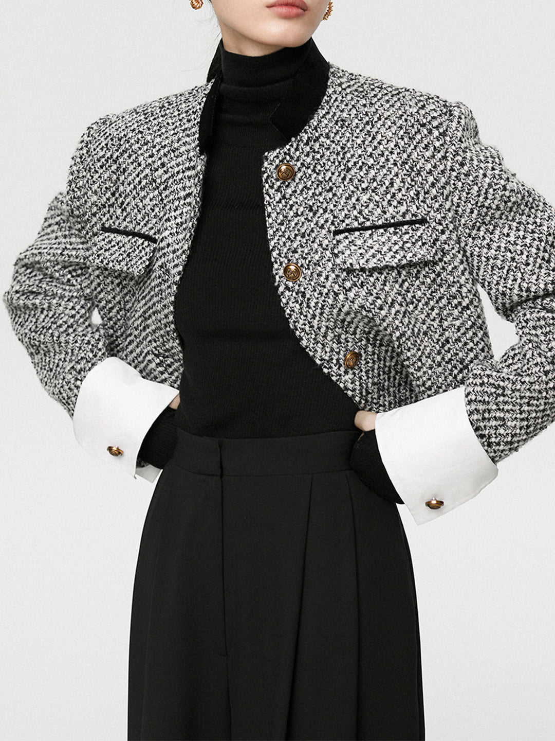 Mune | Boucle Crop Blazer