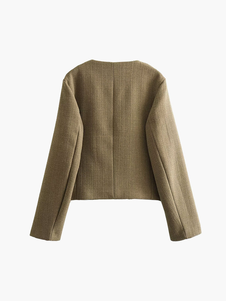 Mune | Button Tweed Jacket
