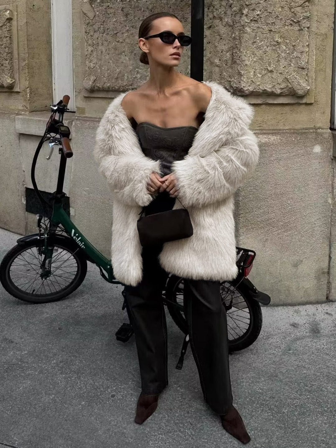 Mune | Long Fur Coat Made Of Faux Fur