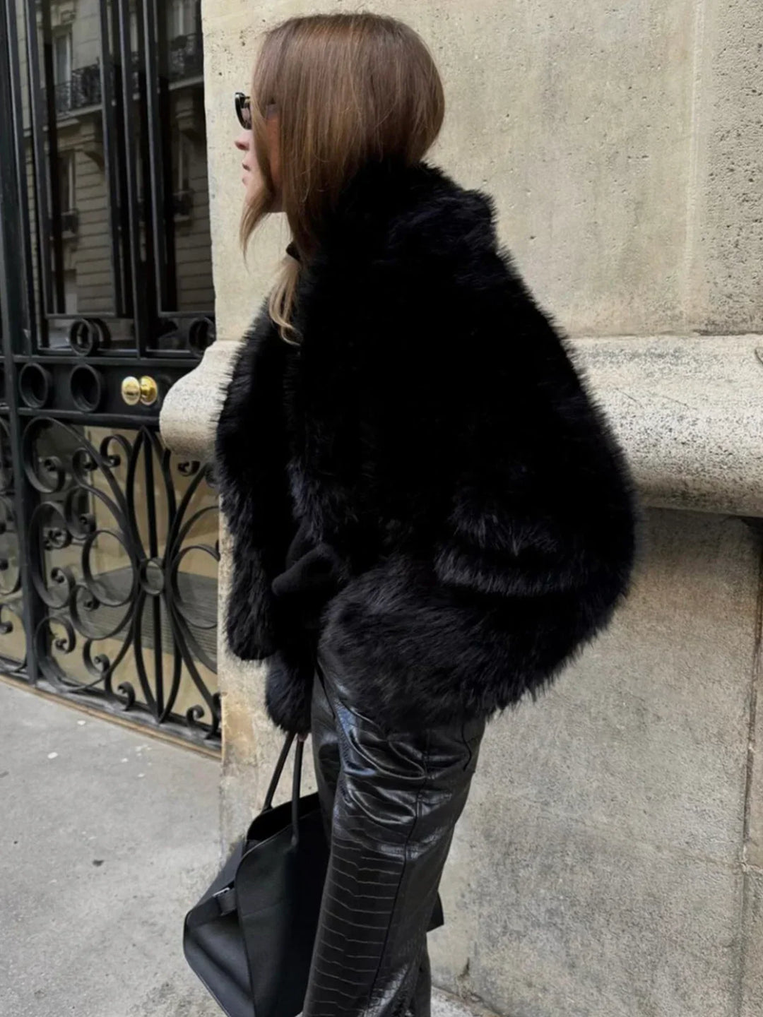 Mune | Faux Fur Collar Jacket