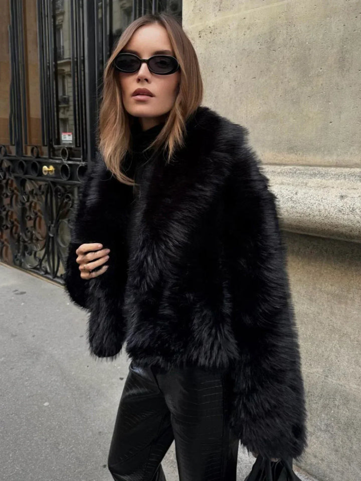 Mune | Faux Fur Collar Jacket