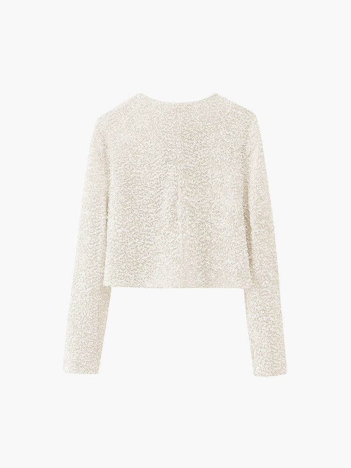 Mune | Velvet Bow Decor Jacket