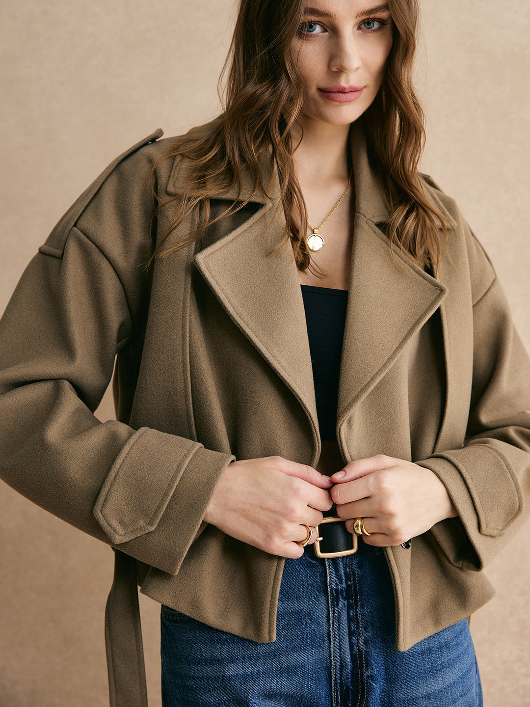 Mune | Belt Teddy Jacket