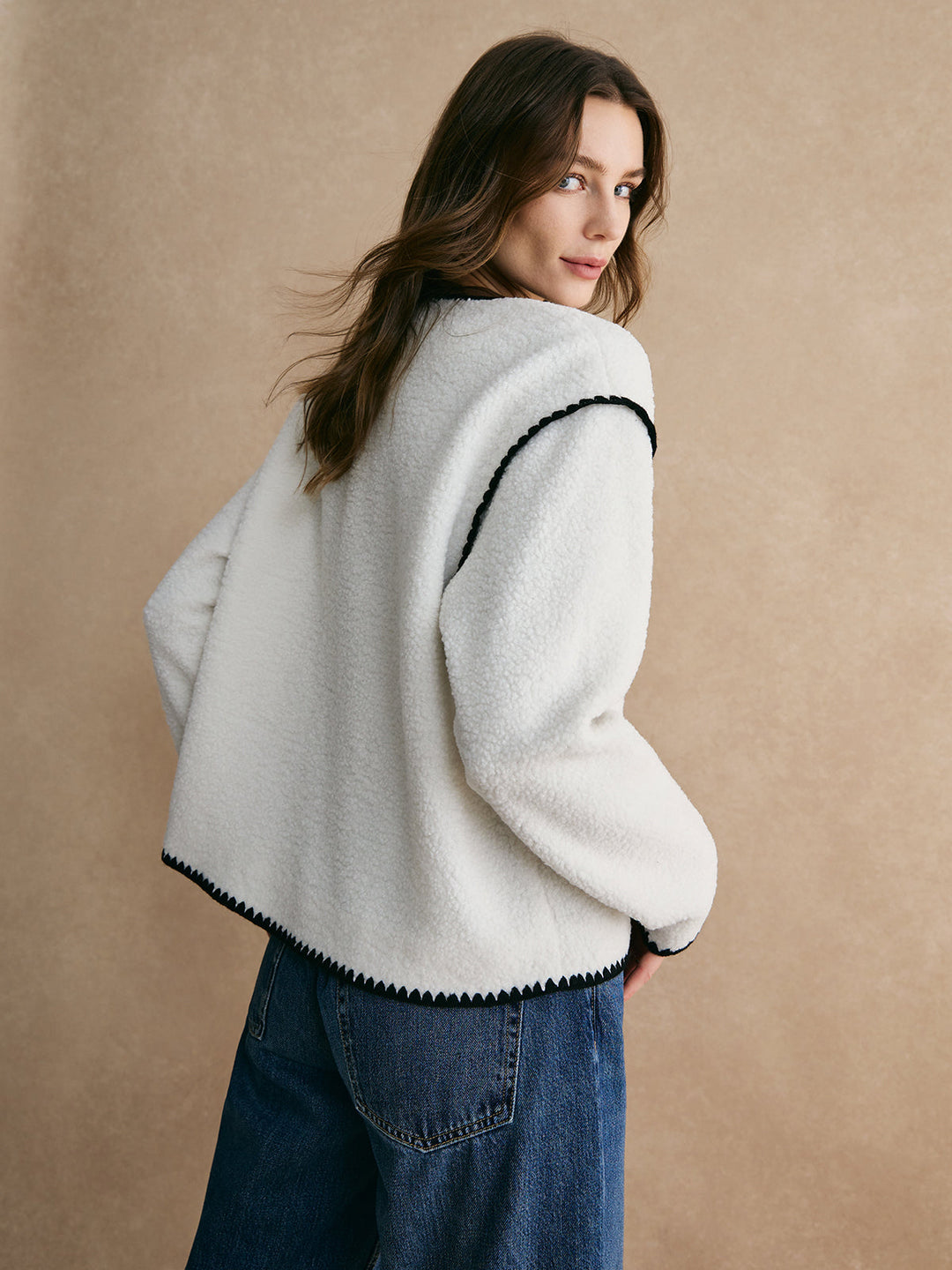 Mune | Trim Minky Fleece Jacket