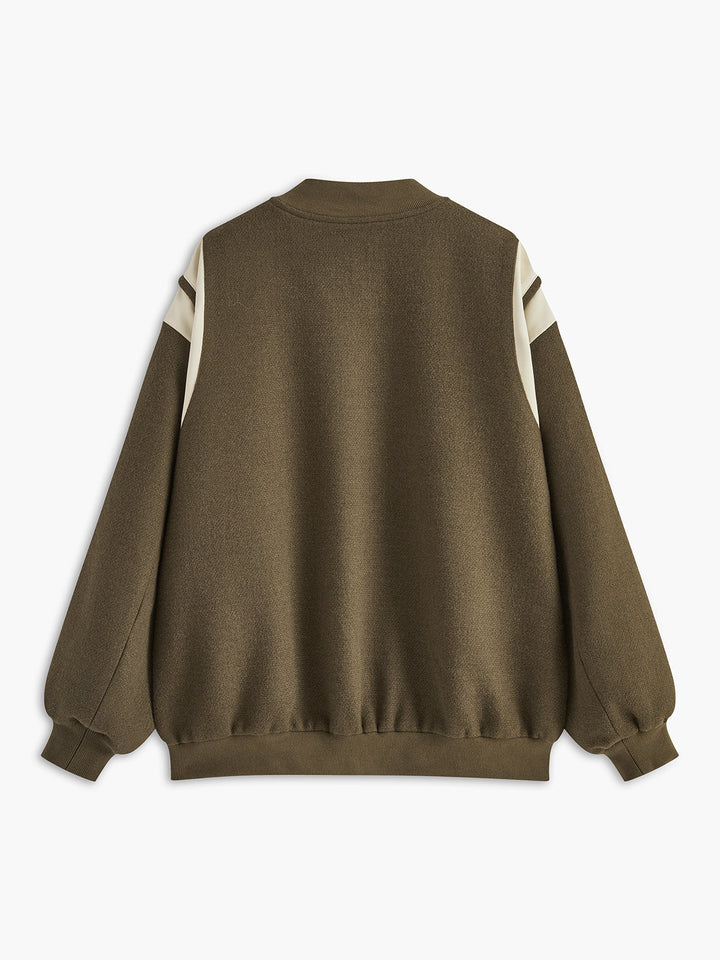 Mune | Collar Contrast Trim Pocket Jacket