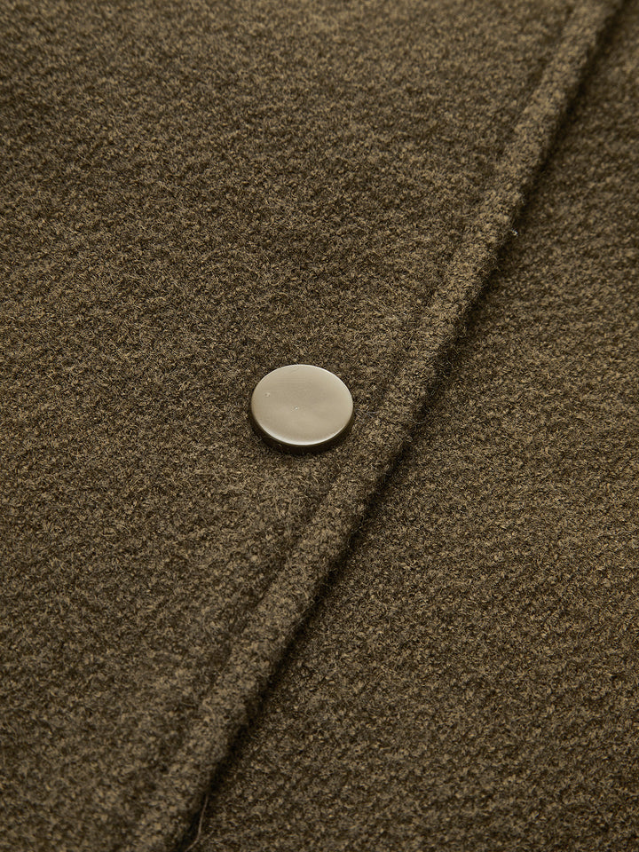 Mune | Collar Contrast Trim Pocket Jacket
