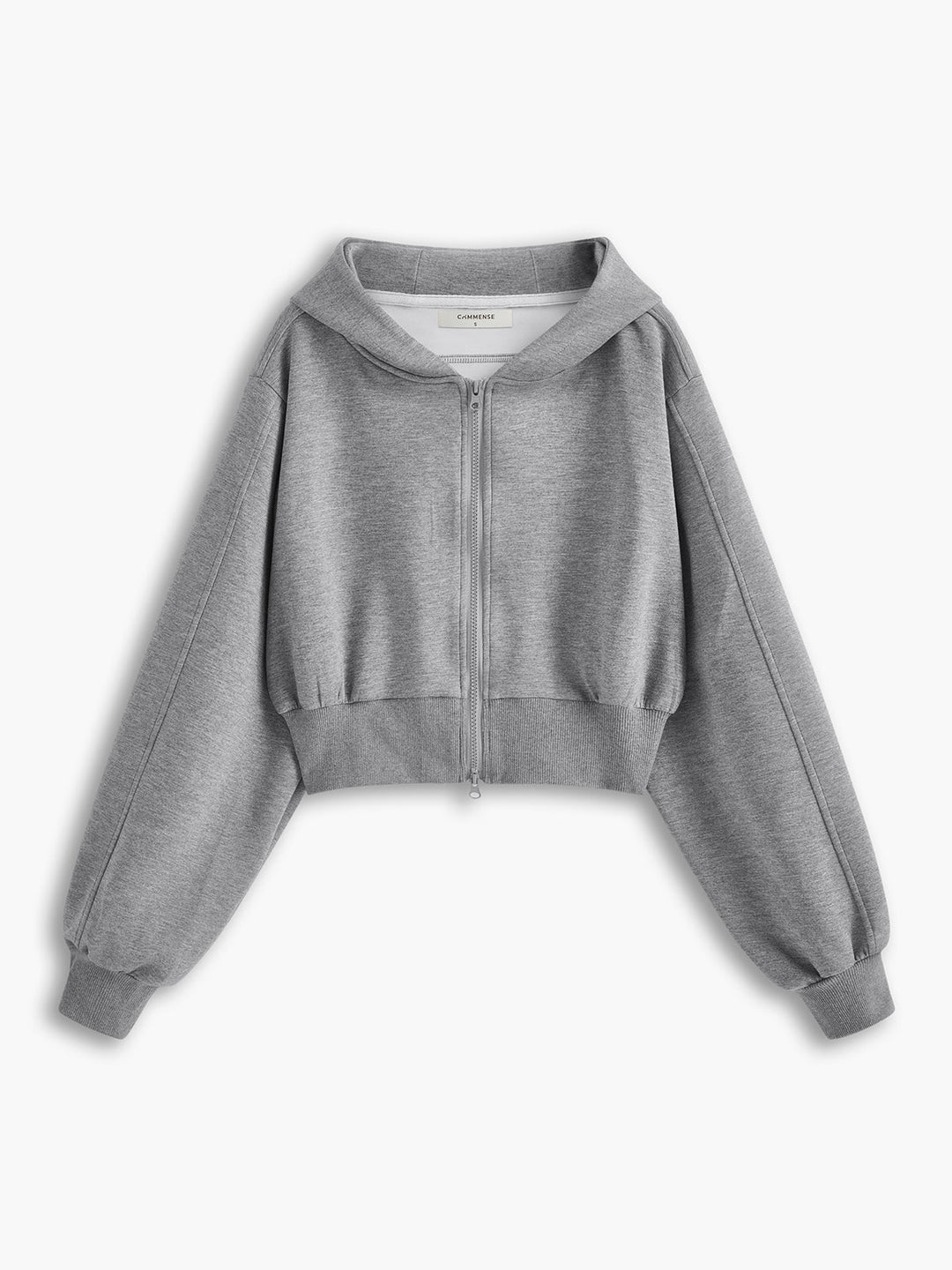 Mune | Long Sleeve Zip Crop Hoodie