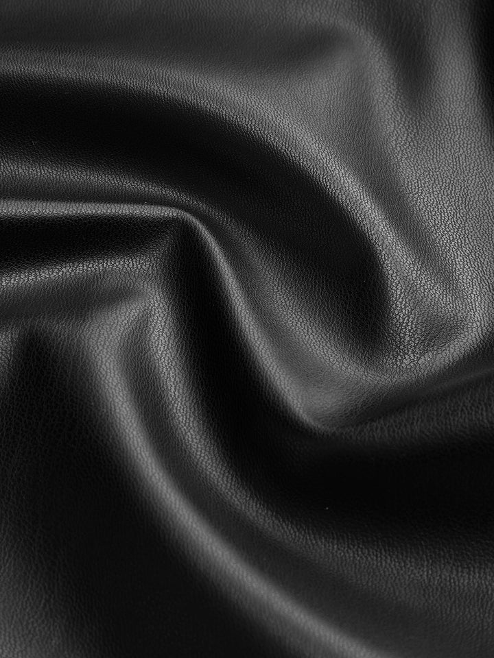 Mune | Faux Leather Long Jacket