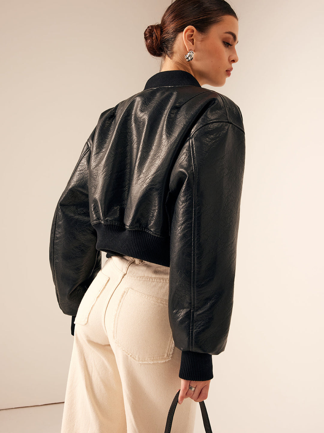 Mune | Bags Pu Leather Short Jacket