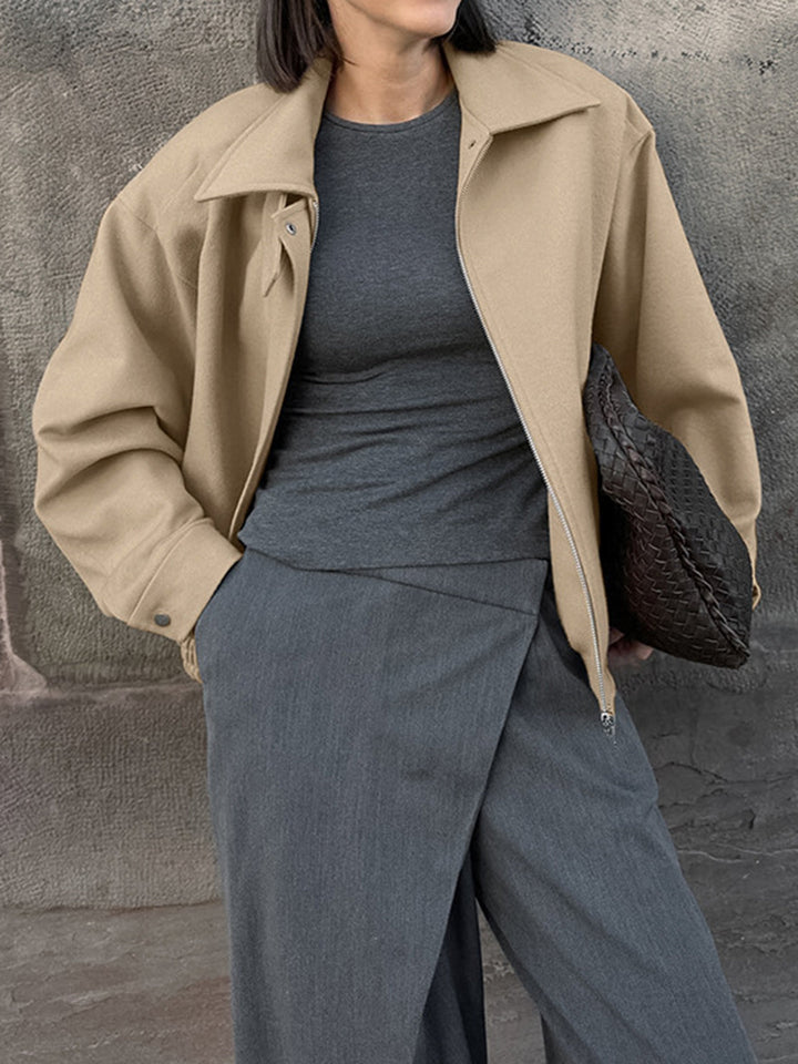 Mune | Simple Zip Polo Jacket