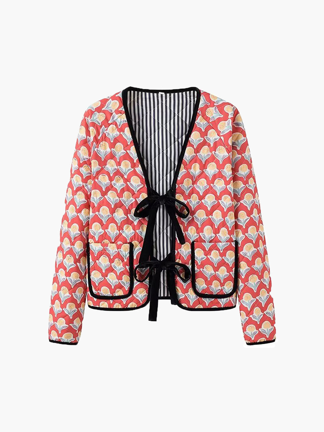 Mune | Piping Lace-Up Jacket