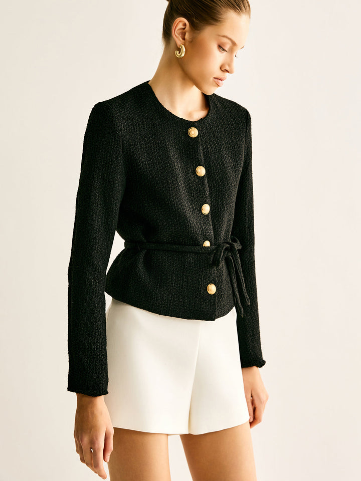 Mune | Belted Button Dress