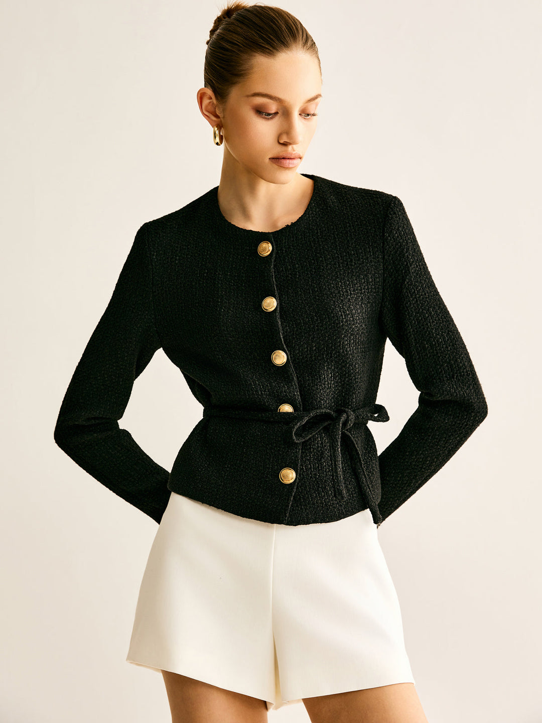 Mune | Belted Button Dress