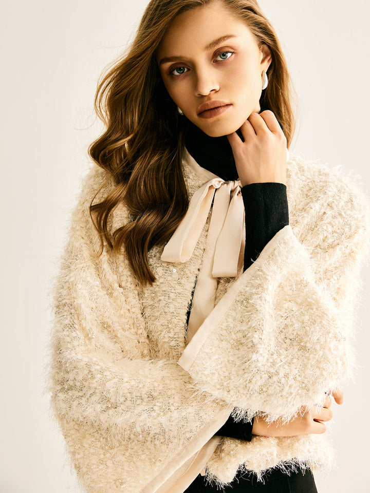 Mune | Neck Fuzzy Jacket