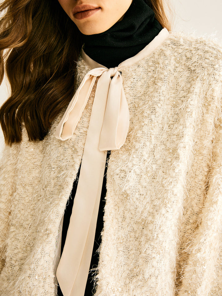 Mune | Neck Fuzzy Jacket