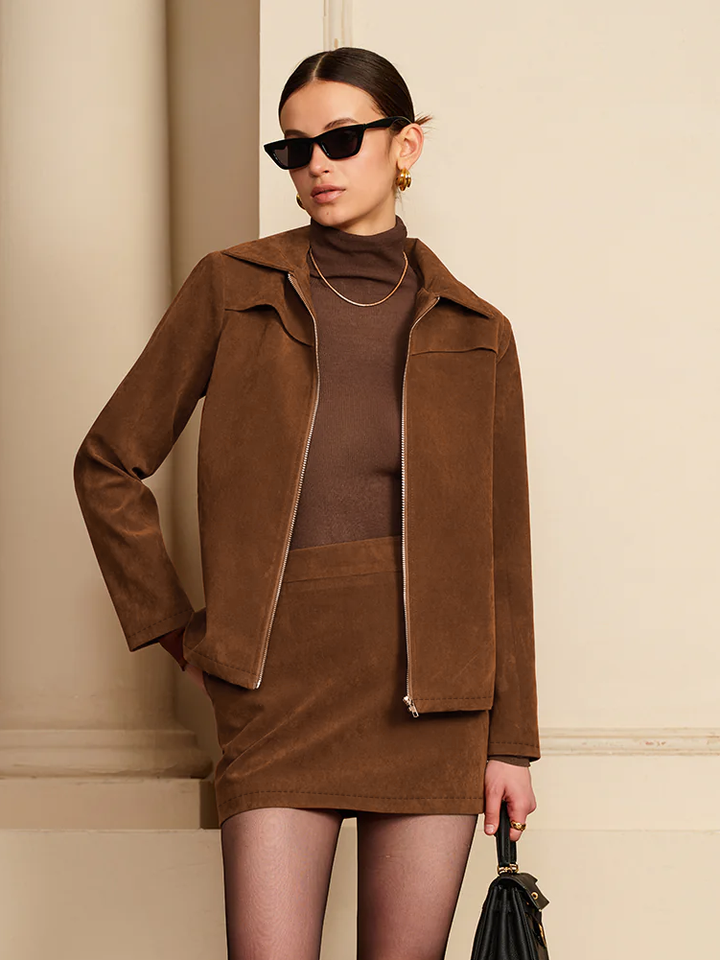 Mune | Zipper Jacket with Shoulder Pads