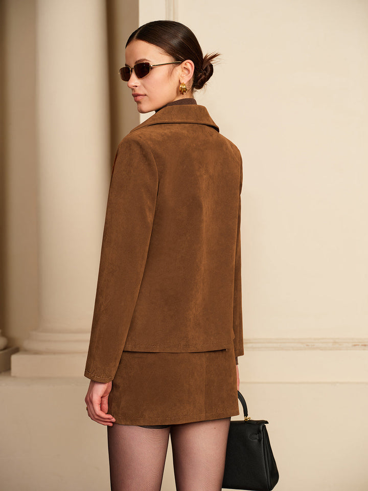 Mune | Zipper Jacket with Shoulder Pads