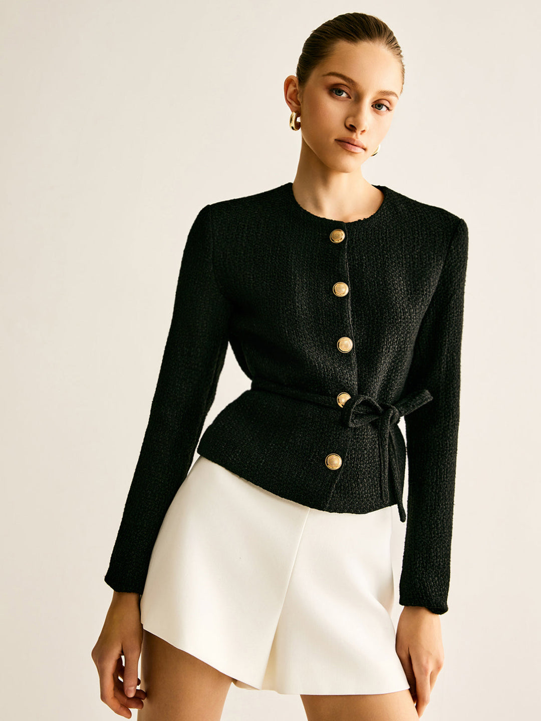 Mune | Belted Button Dress