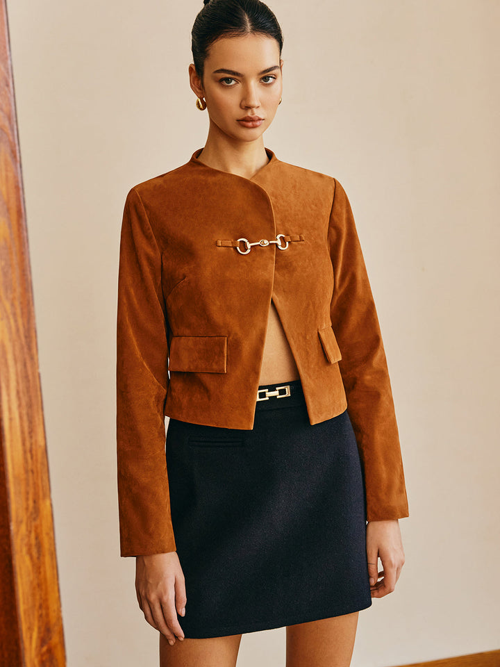 Mune | Detail Suede Jacket