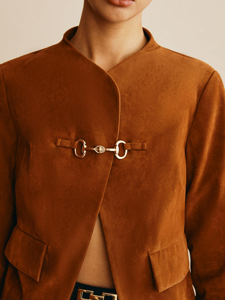 Mune | Detail Suede Jacket