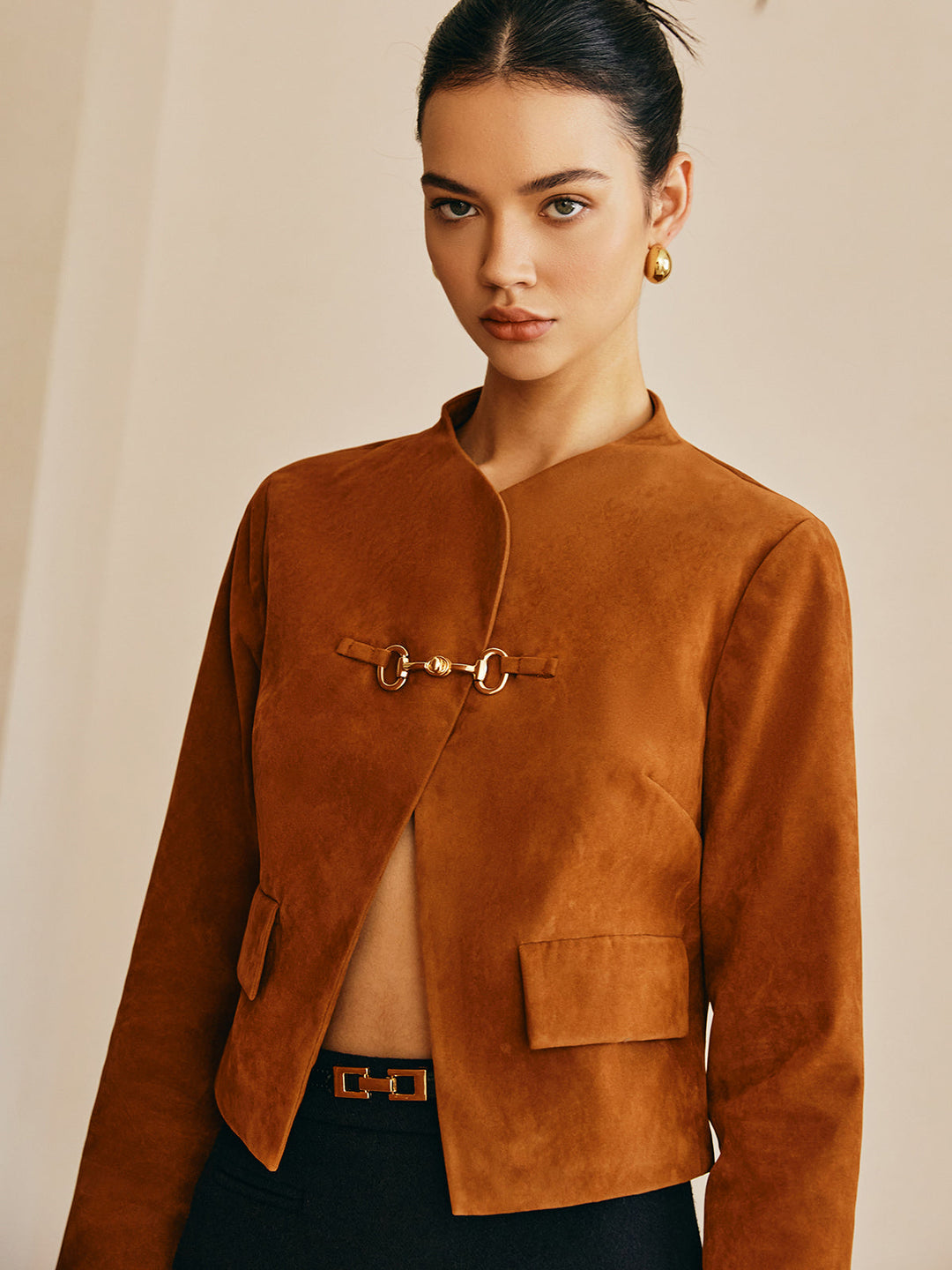 Mune | Detail Suede Jacket