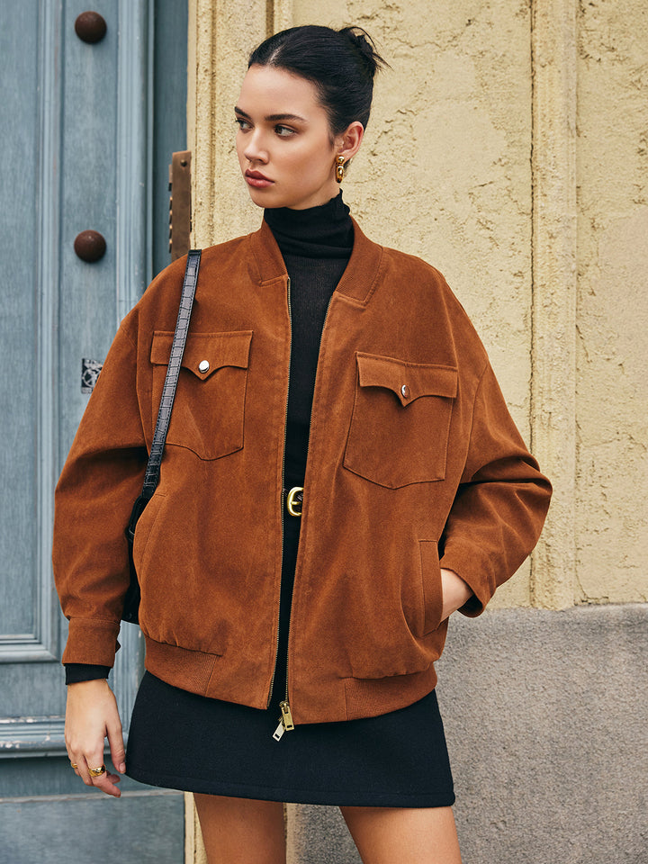 Mune | Bags Zipper Suede Jacket