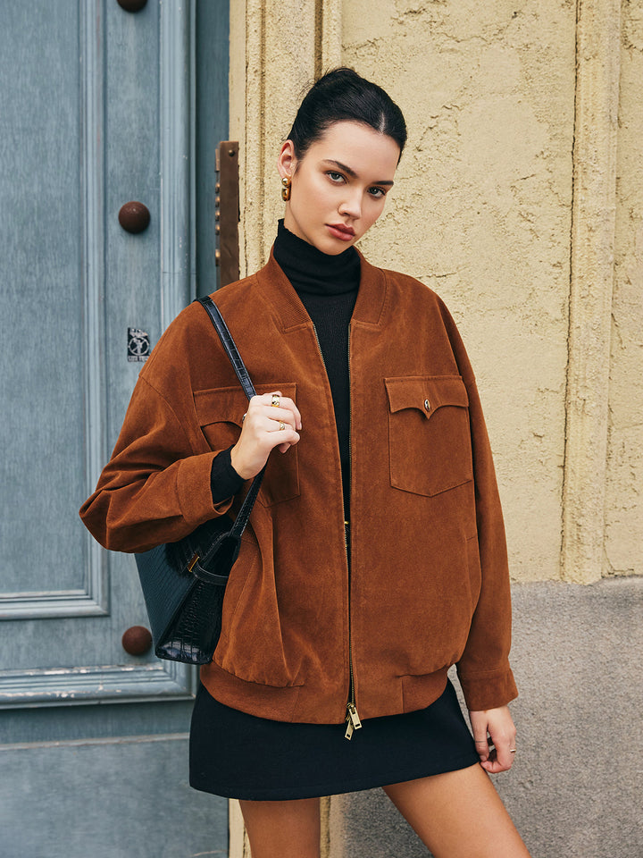 Mune | Bags Zipper Suede Jacket