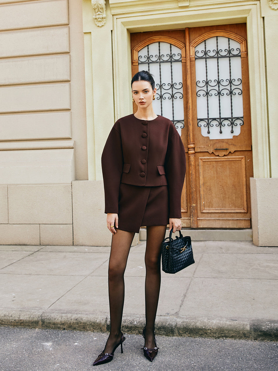 Mune | Puff Sleeve Short Jacket
