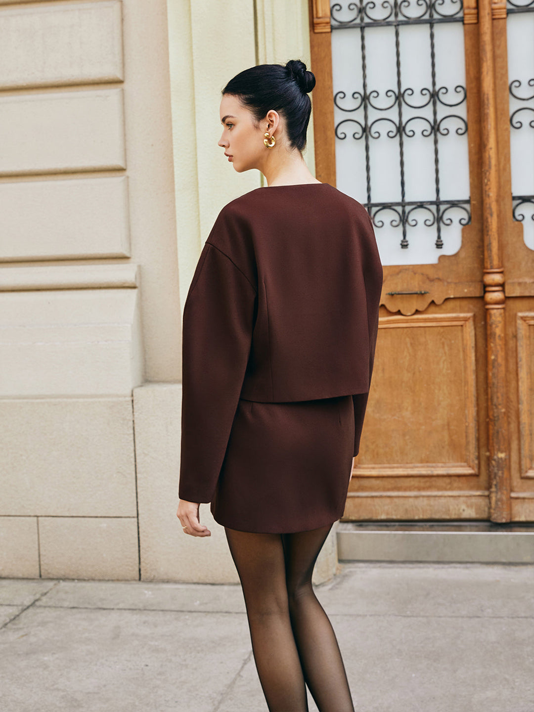 Mune | Puff Sleeve Short Jacket