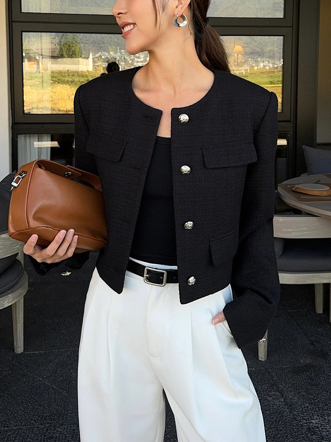 Mune | Down Tweed Jacket